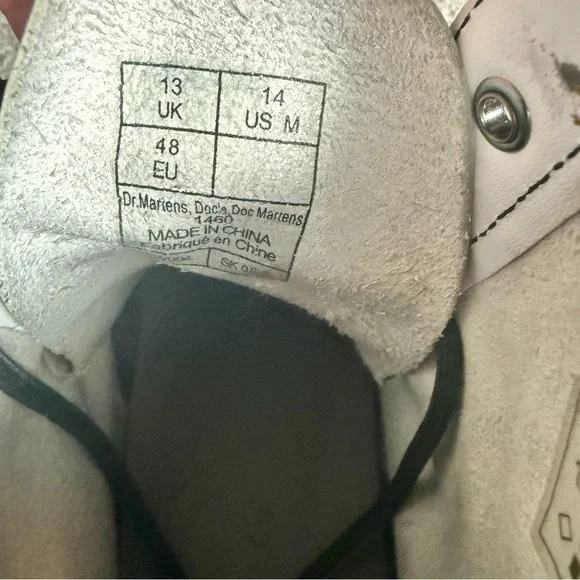 Dr. Martens X Tate William Blake 1460 Pascal Leather Boots - Picture 6 of 8